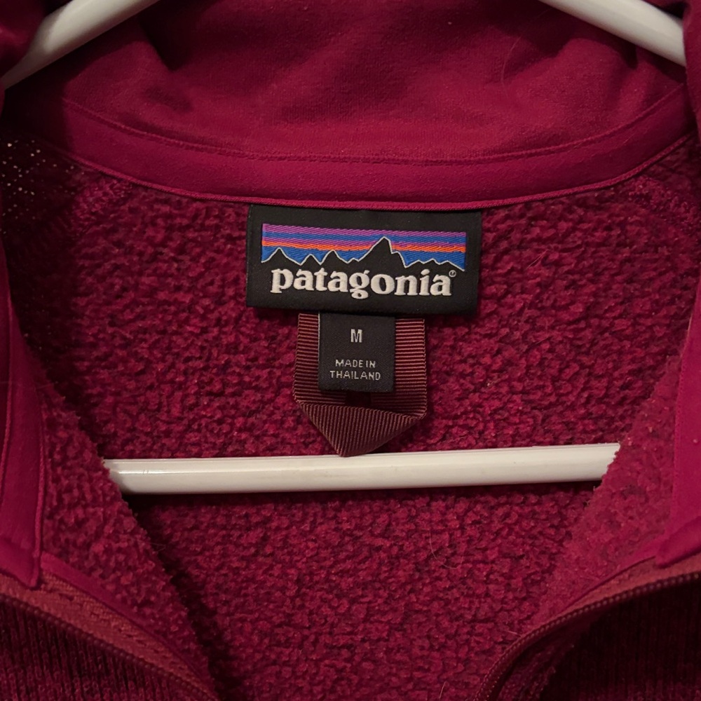 Patagonia Raspberry 1/4-Zip Fleece Top - Picture 3 of 3